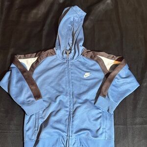 Nike Kids Hoodie Jacket in Blue and Black